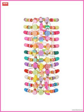 Heishi Clay Bead Bracelets Beaded Stretch BFF Boho Stackable Summer Beach Party
